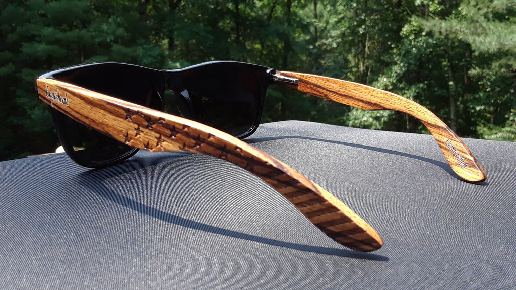 Tide and Forge Zebrawood Polarized Sunglasses
