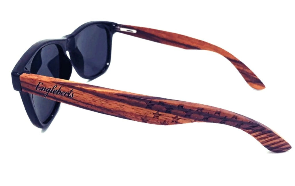 Tide and Forge Zebrawood Polarized Sunglasses