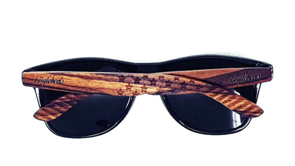 Tide and Forge Zebrawood Polarized Sunglasses