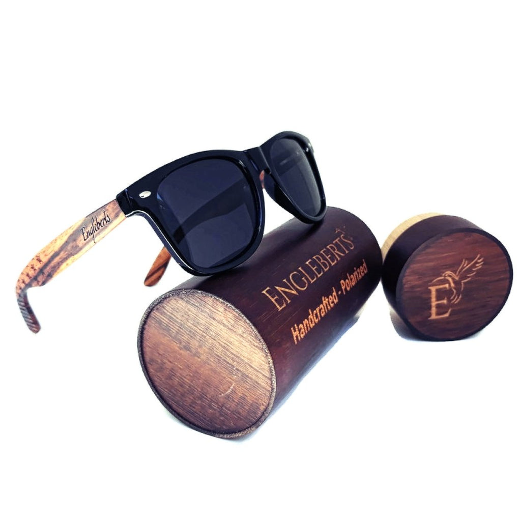 Tide and Forge Zebrawood Polarized Sunglasses
