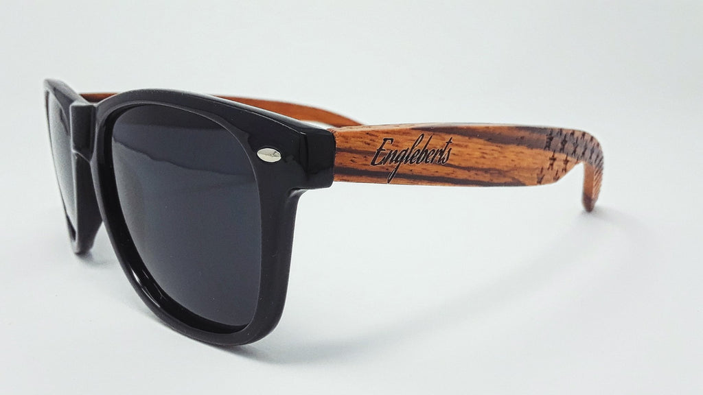 Tide and Forge Zebrawood Polarized Sunglasses