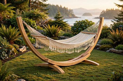 Bamboo Arc Hammock Stand