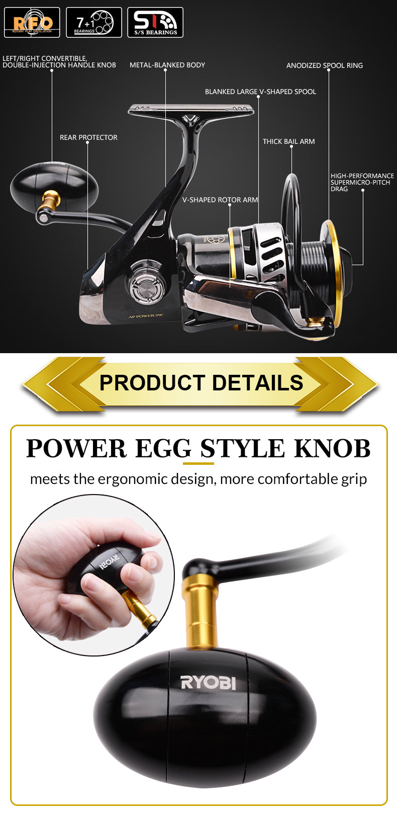 Tide and Forge AP Power Saltwater Spinning Reel