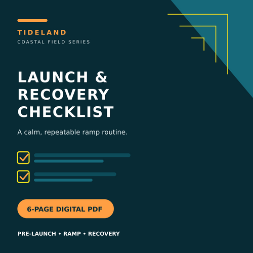 Tideland Launch and Recovery Checklist digital PDF cover